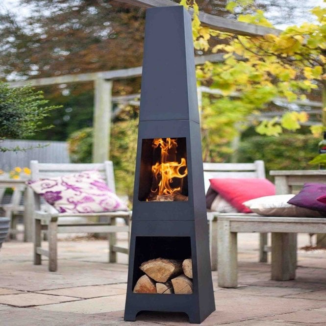 La Hacienda Malmo Chimenea With Log Store