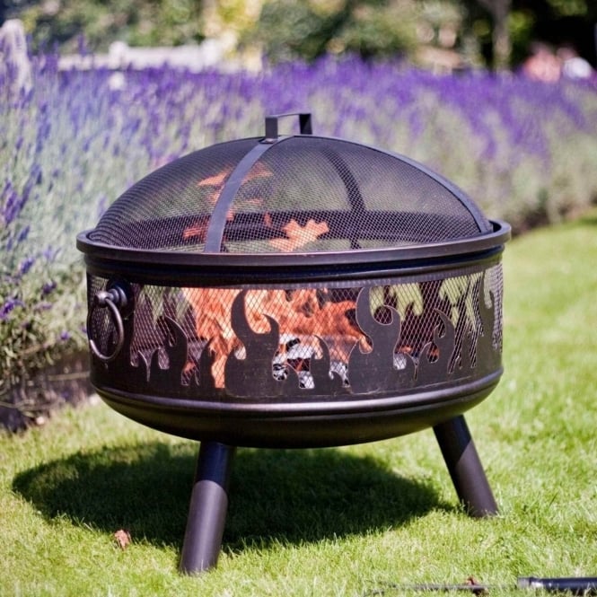 La Hacienda Wildfire Firepit With Grill