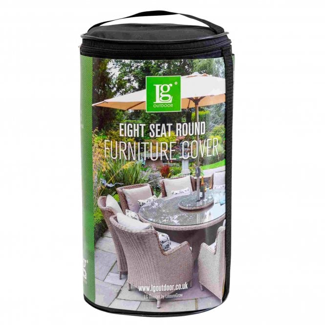 LG Outdoor Deluxe Cover - 8 Seat Round Dining Set