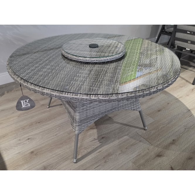 LG Outdoor Monte Carlo 6 Seater Table & Lazy Susan