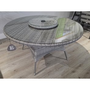 LG Outdoor Monte Carlo 6 Seater Table & Lazy Susan