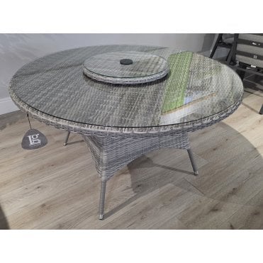 Monte Carlo 6 Seater Table & Lazy Susan
