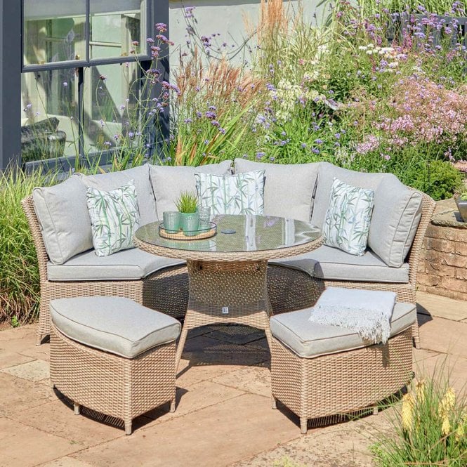 LG Outdoor Monte Carlo Curved Modular Dining Set