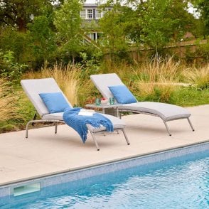 LG Outdoor Monte Carlo Sunlounger Duo Set