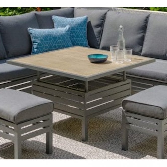LG Outdoor  Monza Square Adjustable Table
