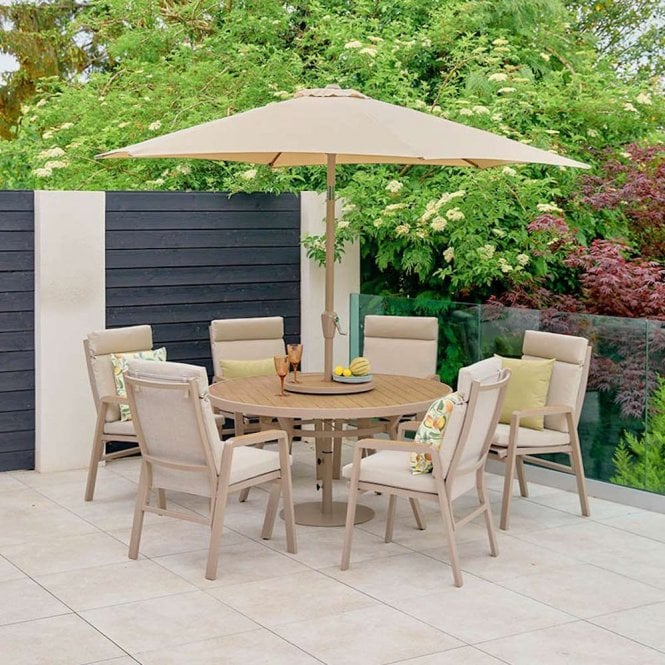 LG Outdoor Sorrento 6 Seat Dining Set