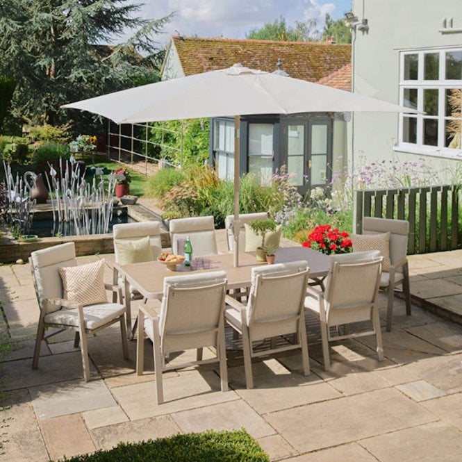 LG Outdoor Sorrento 8 Seat Dining Set