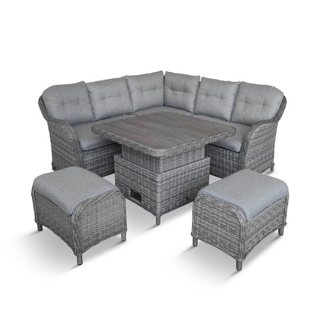 LG Outdoor St Tropez Compact Dining Set With Adjustable Table