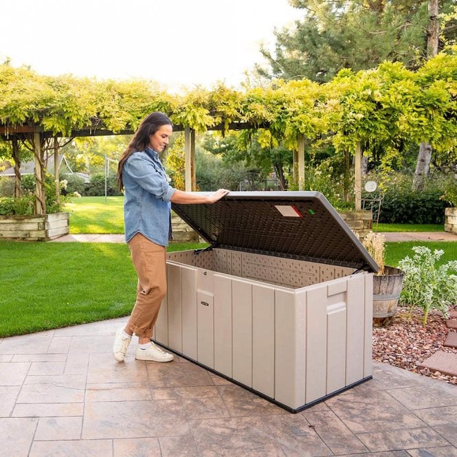 Lifetime 150 Gallon Outdoor Storage Deck Box - Desert Sand
