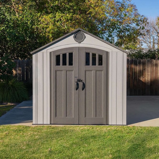 Lifetime Plastic Apex Shed 8X20