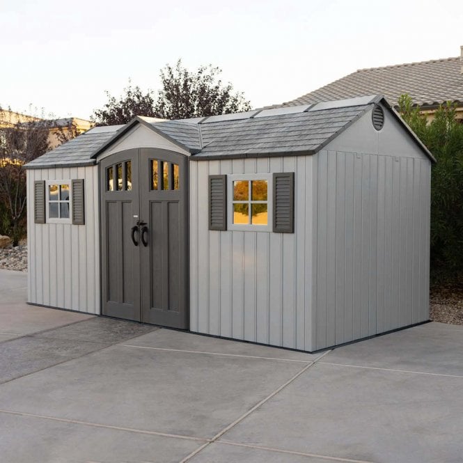 Lifetime Single Entrance Plastic Shed 15X8