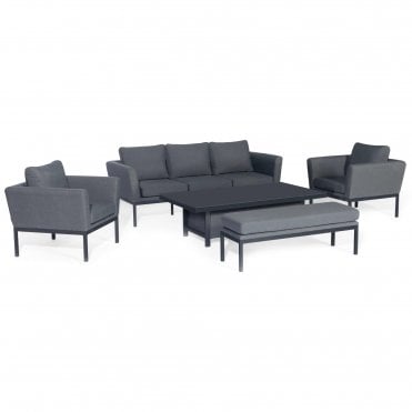 Pulse 3 Seater Sofa Set with Rising Table