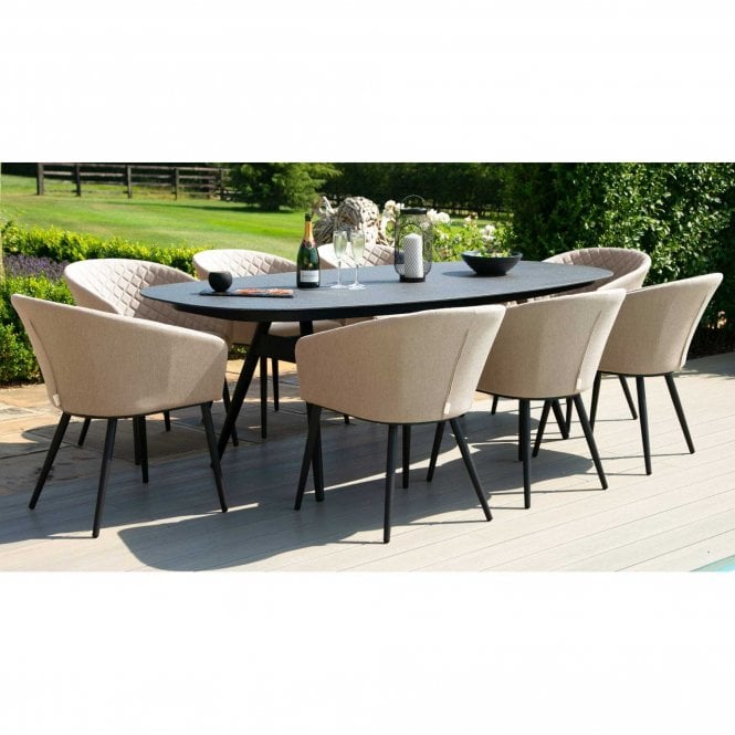 Maze Rattan Ambition 8 Seat Oval Dining Set