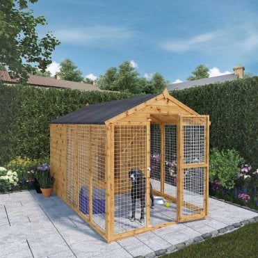 10x6 Staffordshire Dog Kennel & Run