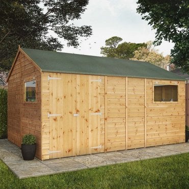 14 x 10 Premium Shiplap Reverse Apex Workshop