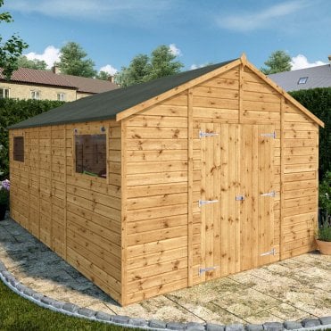 16 x 10 Premium Shiplap Apex Workshop