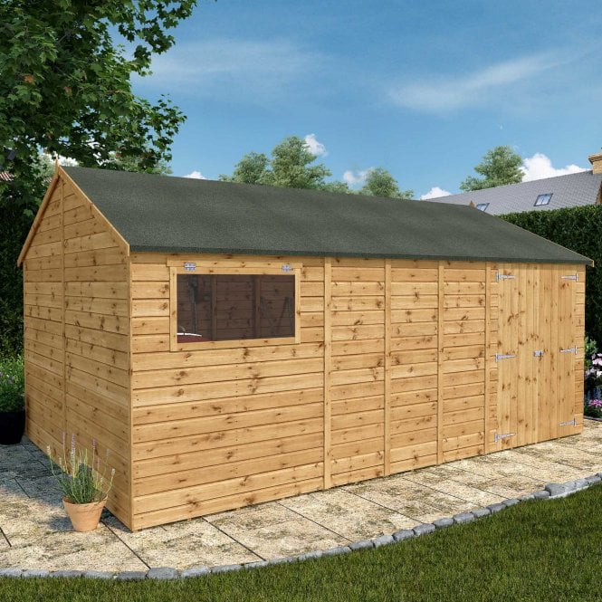 Mercia 16 x 10 Premium Shiplap Reverse Apex Workshop
