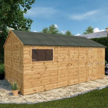 16 x 10 Premium Shiplap Reverse Apex Workshop
