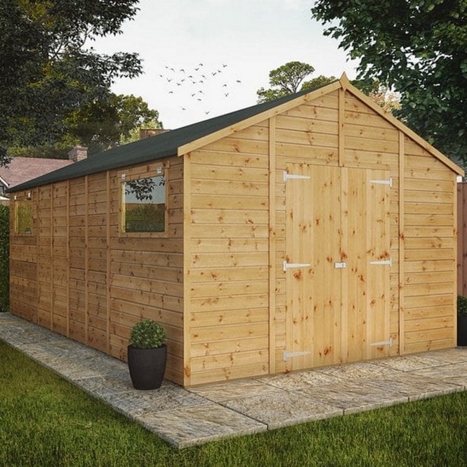 Mercia 18 x 10 Premium Shiplap Apex Shed