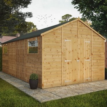 18 x 10 Premium Shiplap Apex Shed