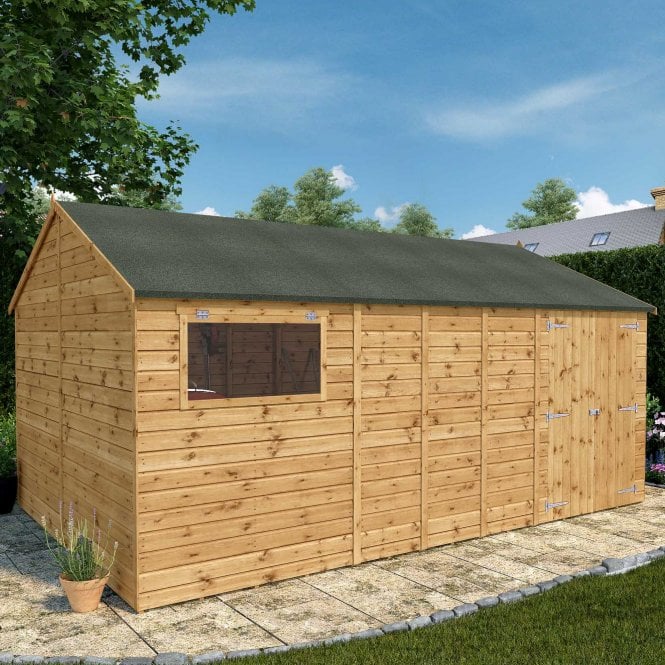 Mercia 18 x 10 Premium Shiplap Reverse Apex Workshop