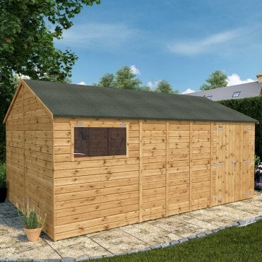 18 x 10 Premium Shiplap Reverse Apex Workshop