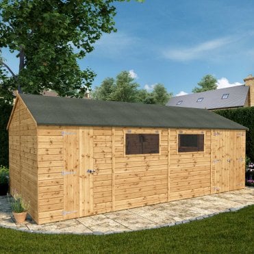 20 x 10 Premium Shiplap Reverse Apex Workshop
