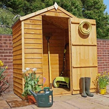 3x5 Overlap Windowless Apex Shed