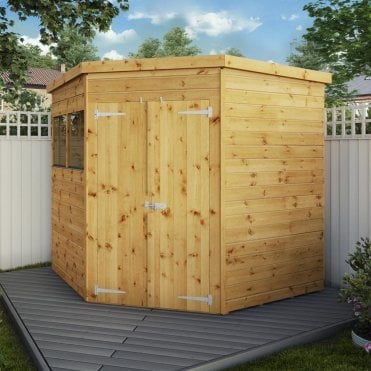 7 x 7 Shiplap Corner Shed