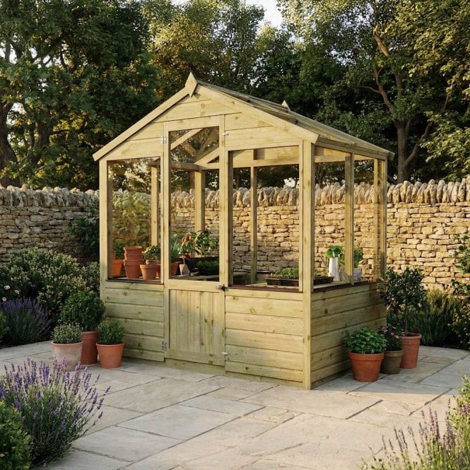 Mercia Evesham Wooden Greenhouse 6X4