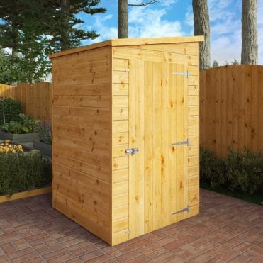 Modular Shiplap Pent Windowless Shed 4X4