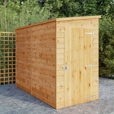 Modular Shiplap Pent Windowless Shed 8X4