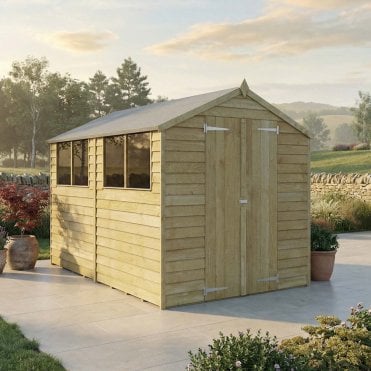 Overlap Apex Shed 10X6