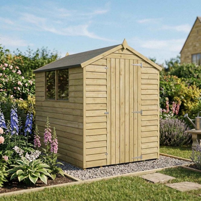 Mercia Overlap Apex Shed 7X5