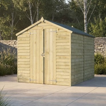 Overlap Apex Windowless Shed 10X6