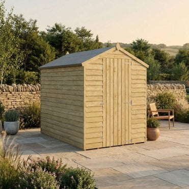 Overlap Apex Windowless Shed 7X5