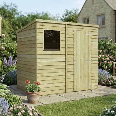Overlap Pent Shed 7X5