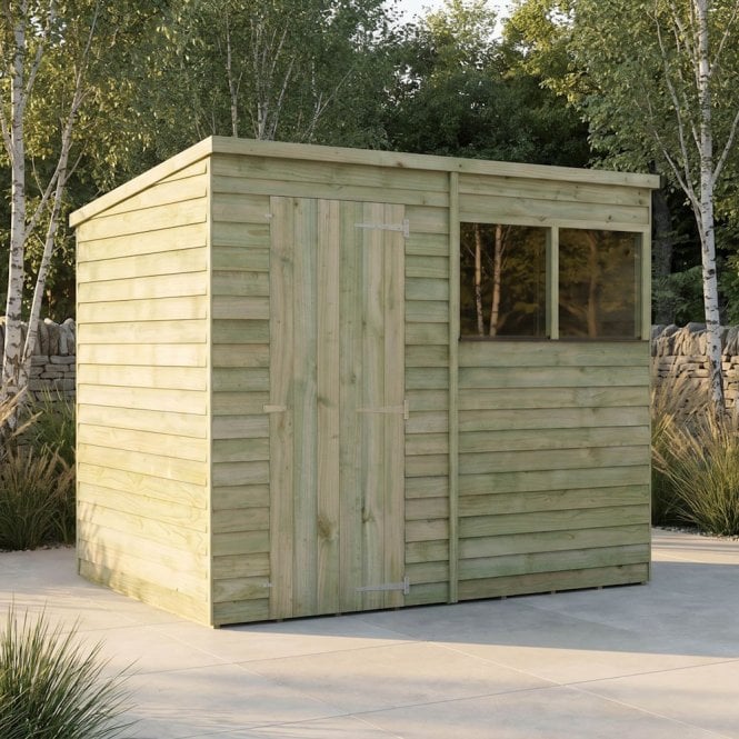 Mercia Overlap Pent Shed 8X6