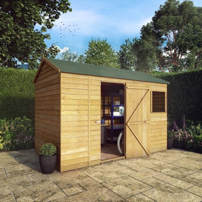 Mercia Overlap Reverse Apex Shed 10X6