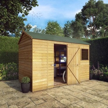 Overlap Reverse Apex Shed 10X6