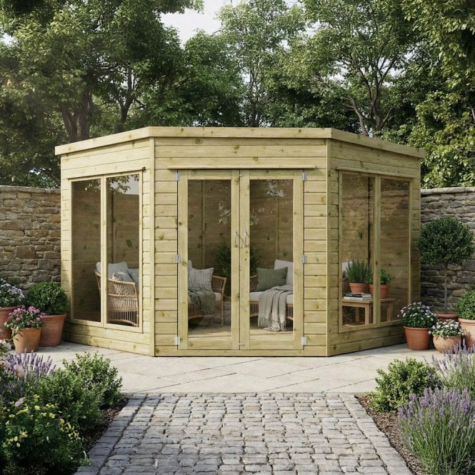 Mercia Premium Corner Summerhouse 9X9