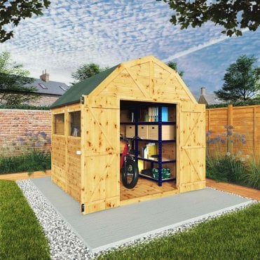 Shiplap Dutch Barn Shed 8x8