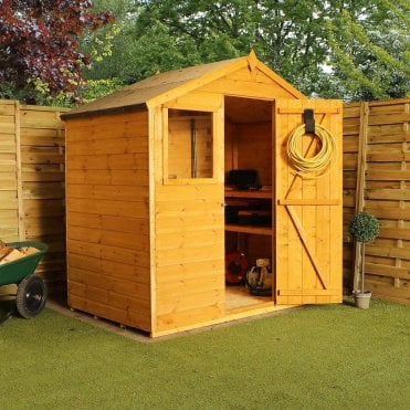 Shiplap Tongue and Groove 6x4 Apex Shed