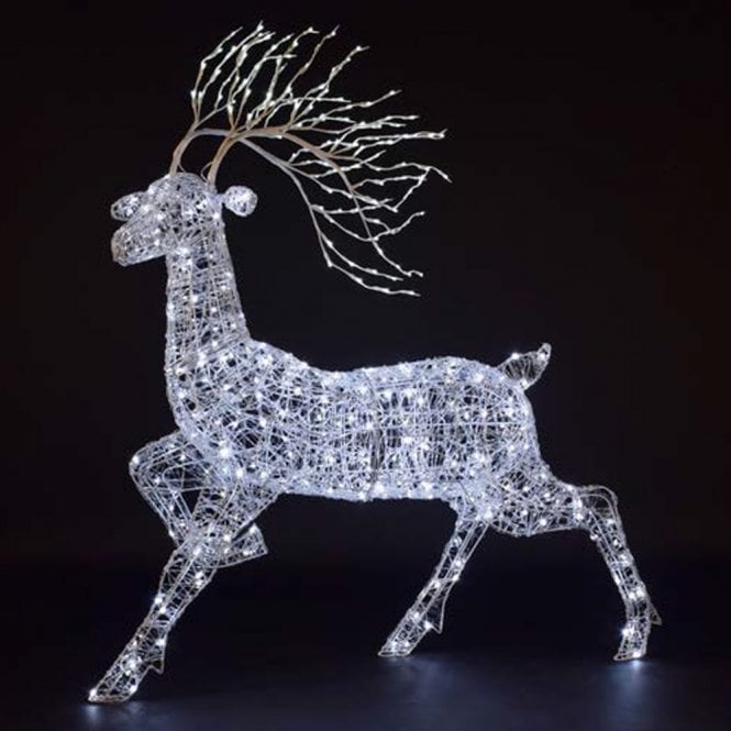 Noma 1.4M Spun Acrylic Woburn Stag with Branch Antlers