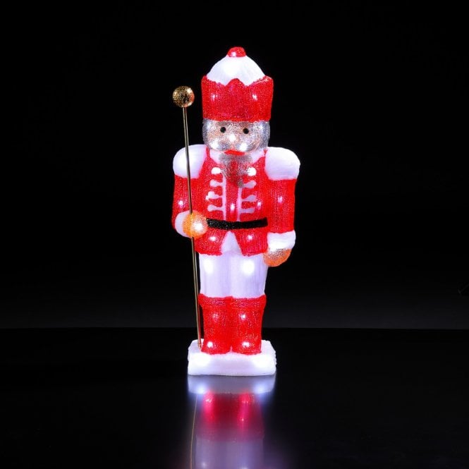 Noma 60cm Acrylic Nutcracker With Baton