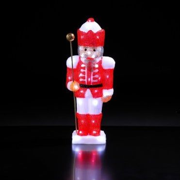 60cm Acrylic Nutcracker With Baton