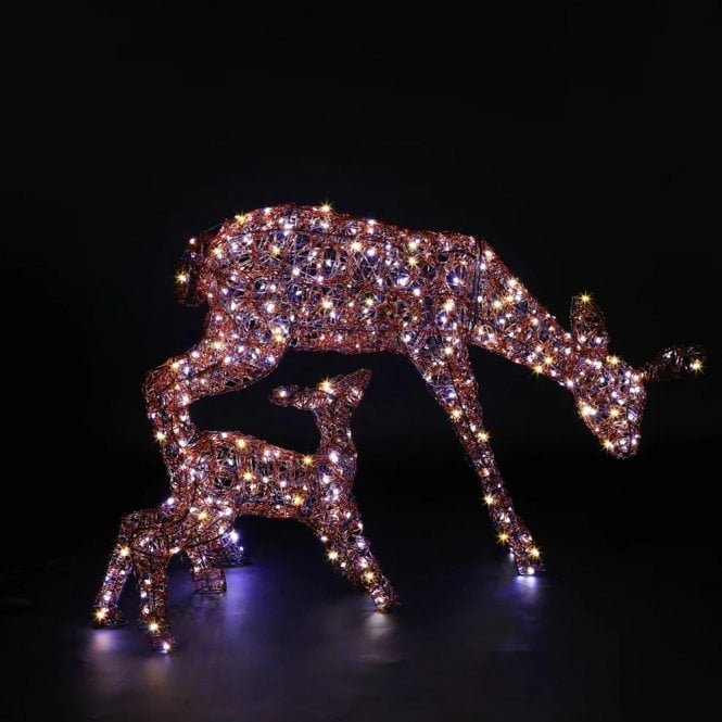 Noma 70cm Copper Acrylic Woburn Deer And Fawn