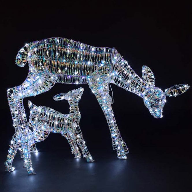 Noma 70CM Iridescent Woburn Deer & Fawn