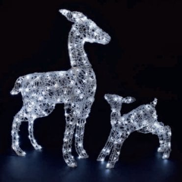 90CM Spun Acrylic Richmond Deer & Fawn