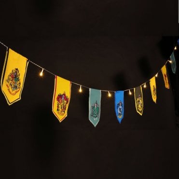 Harry Potter™ 10 Hogwarts House Crest Bunting Lights